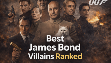 Best James Bond Villains Ranked – cinematic collage inspired by iconic 007 antagonists
